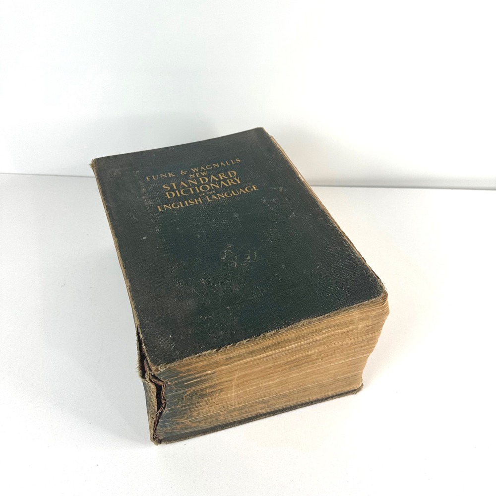 1938 Funk & Wagnalls New Standard Dictionary of the English Language Hardcover